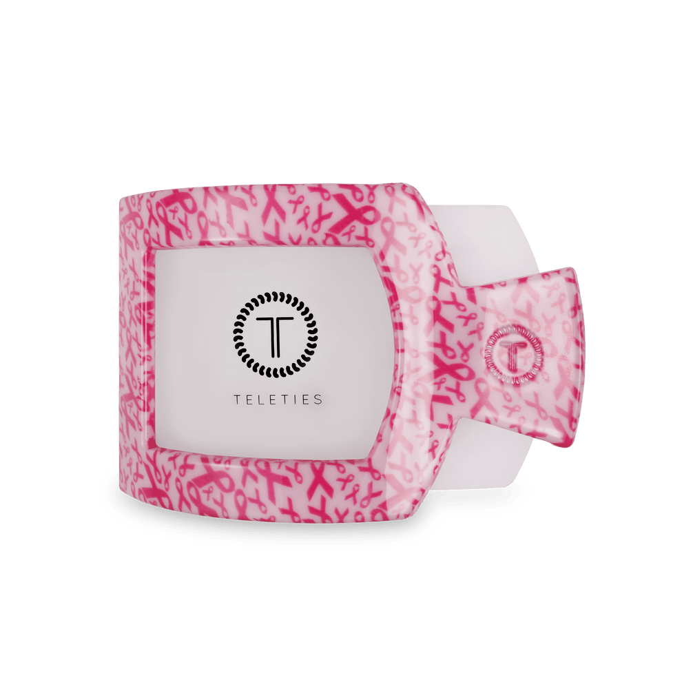 Wrapped in Ribbons Large Flat Square Hair Clip - Large Hair Clip - TELETIES
