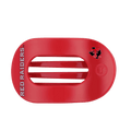 Wreck 'Em Tech! Large Flat Round Hair Clip
                in Red - Large
            