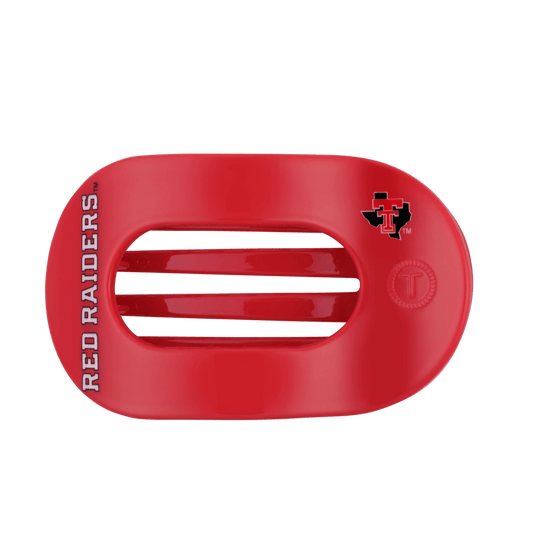 Wreck 'Em Tech! Large Flat Round Hair Clip
                in Red - Large
              
