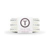 TELETIES - Crystal Clear Large Hair Ties in White - Large