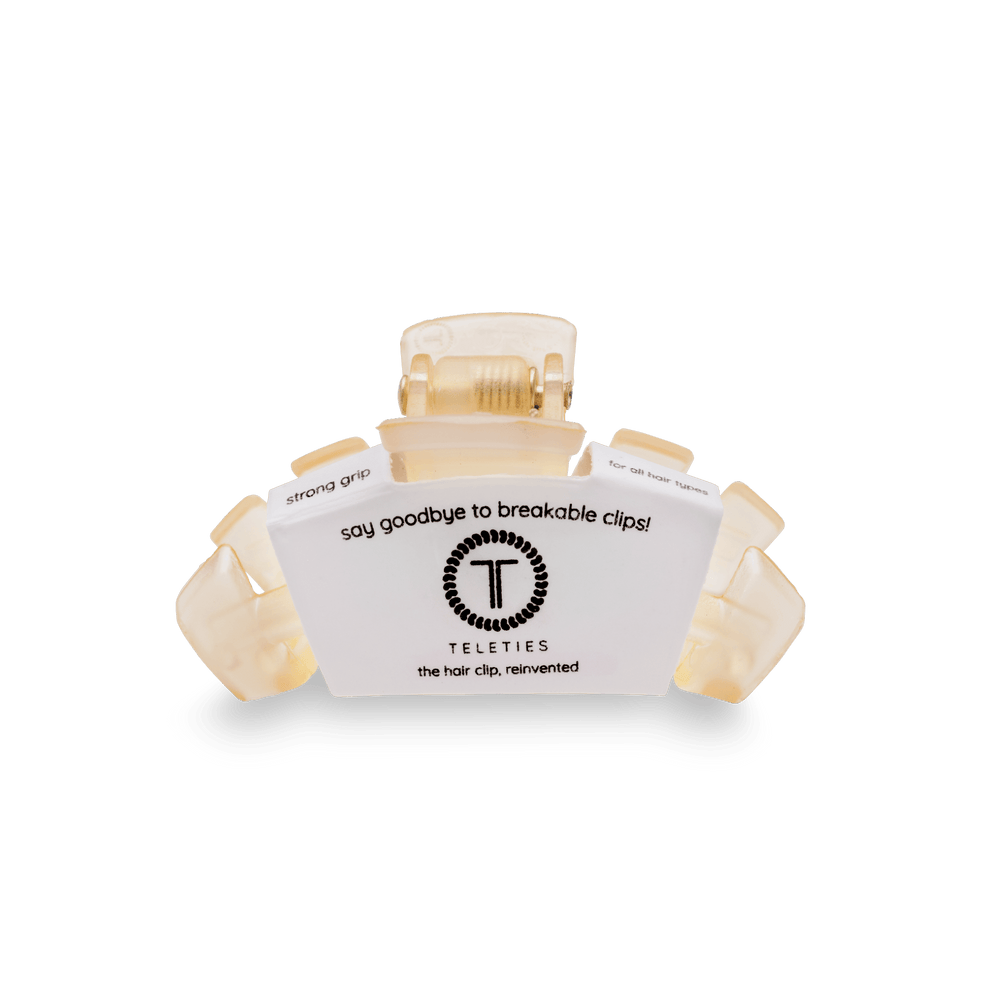 Almond Beige Tiny Hair Clip - Tiny Hair Clip - TELETIES
