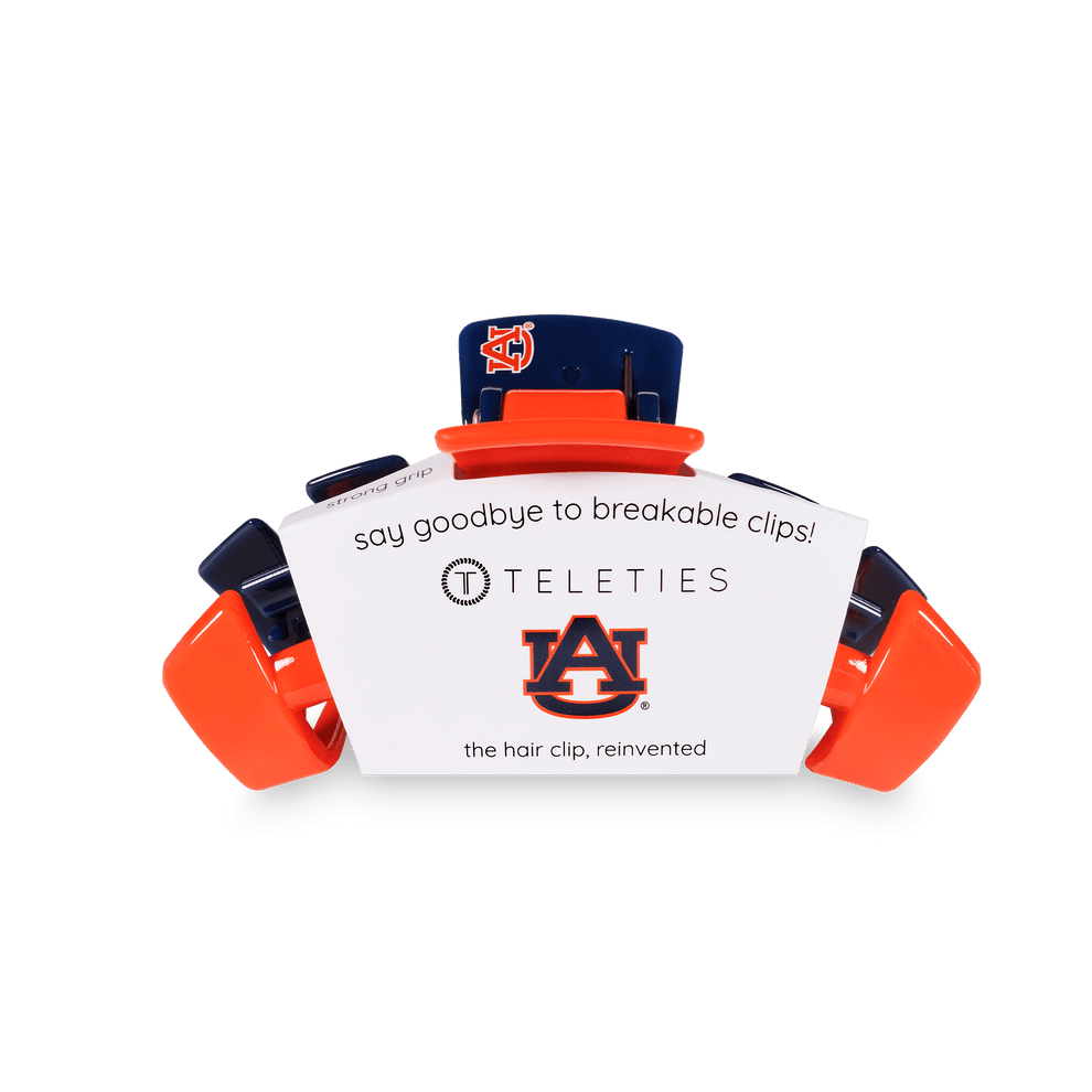 Auburn University Medium Hair Clip - Medium Hair Clip - TELETIES
