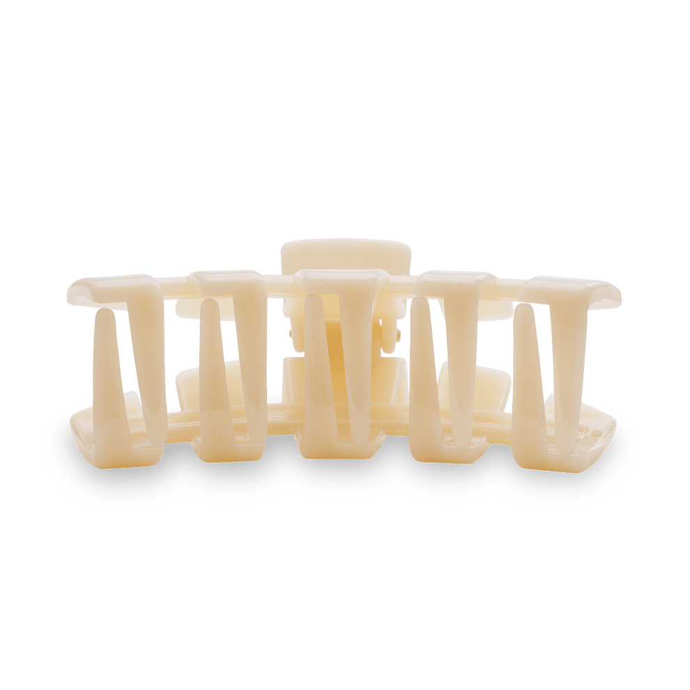Classic Almond Beige Small Hair Clip - Small Hair Clip - TELETIES
