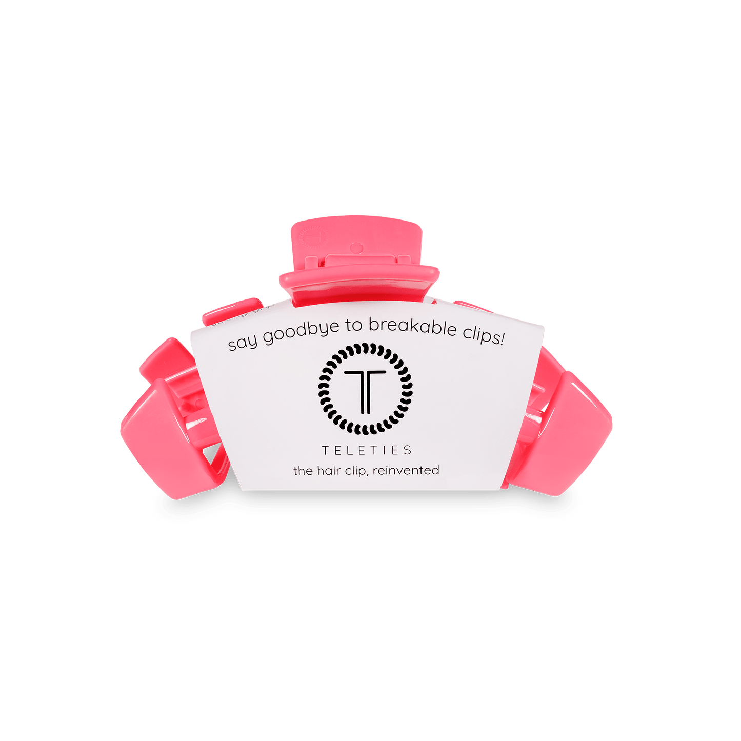 TELETIES - Classic Aruba Tiny Claw Hair Clip in Pink - Tiny