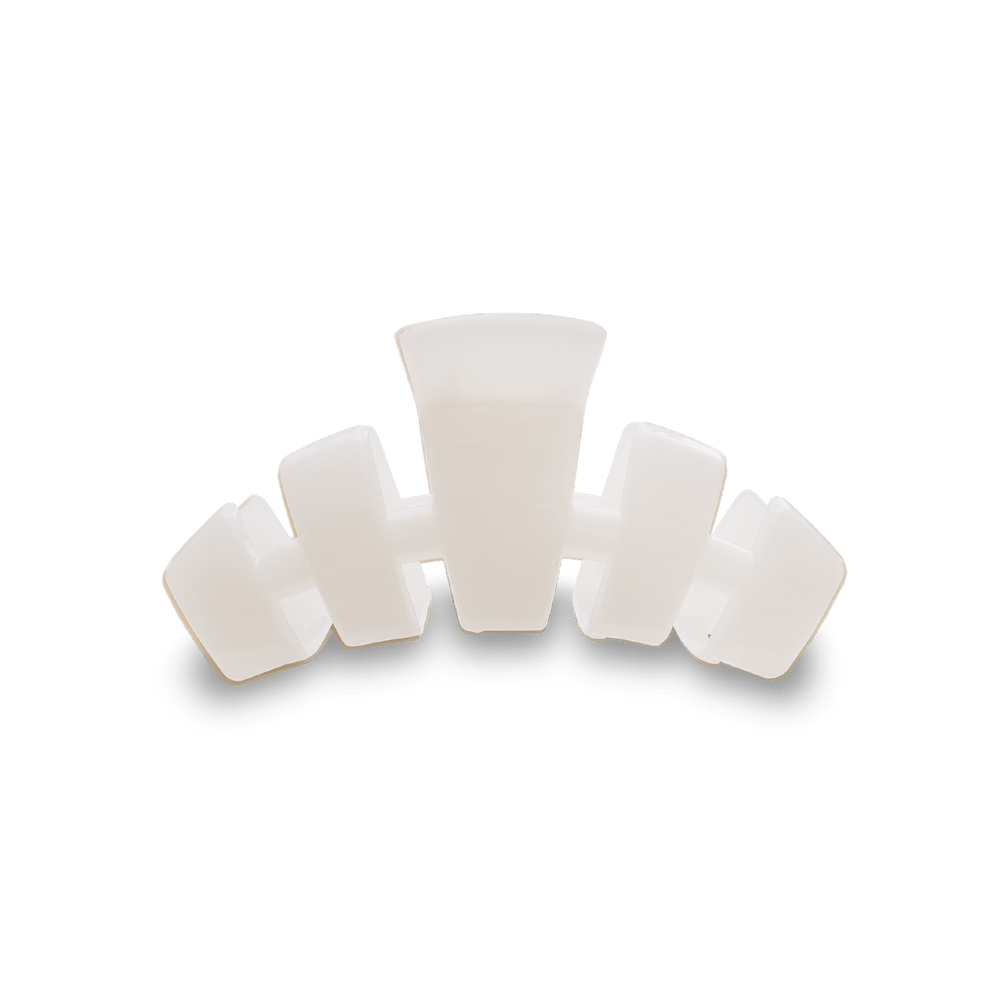 Classic Coconut White Small Hair Clip - Small Hair Clip - TELETIES
