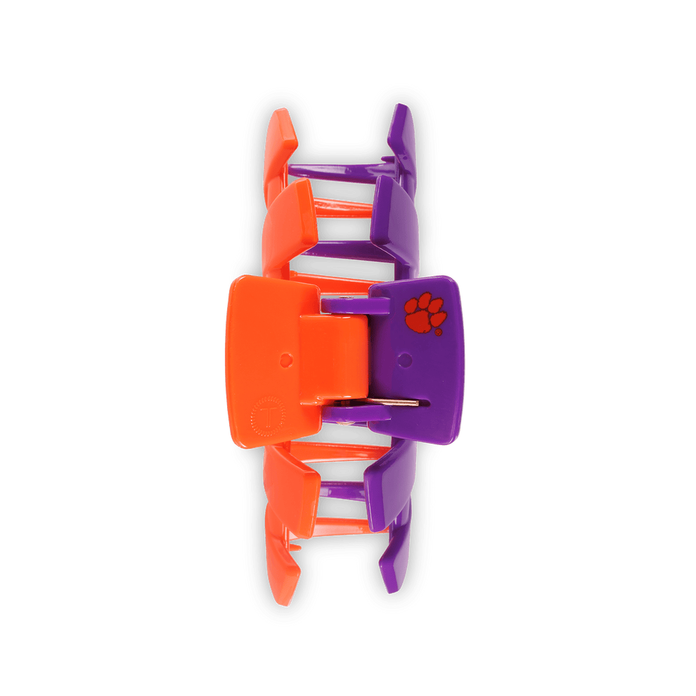 Clemson University Large Hair Clip - Large Hair Clip - TELETIES
