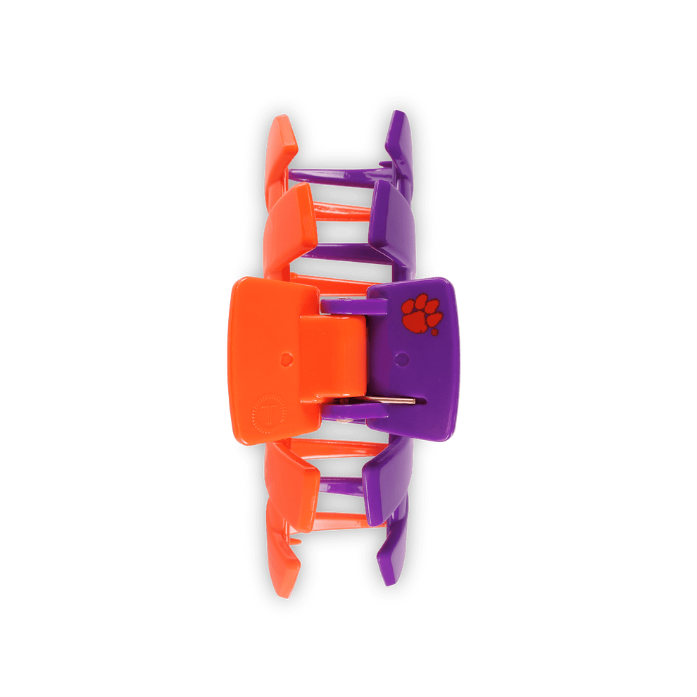 Clemson University Medium Hair Clip - Medium Hair Clip - TELETIES
