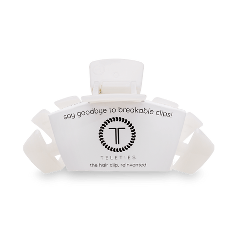 Classic Coconut White Large Claw Clip