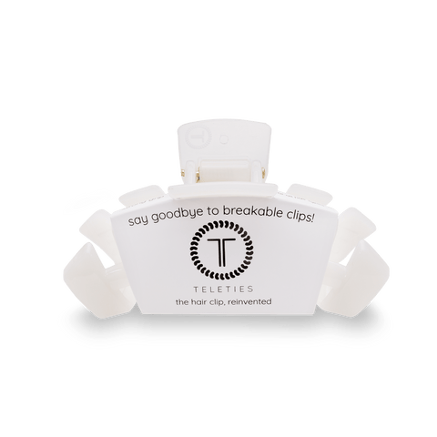 Classic Coconut White Medium Claw Clip