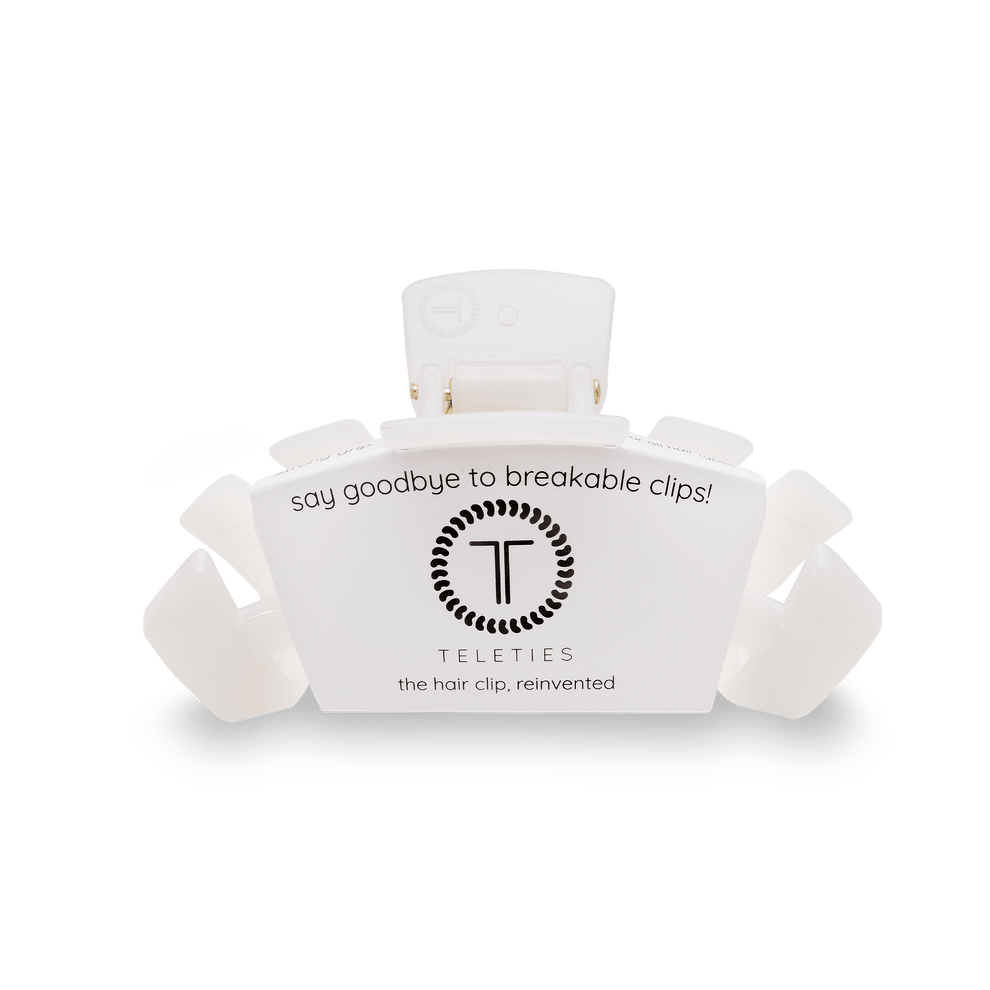 Coconut White Medium Hair Clip - Medium Hair Clip - TELETIES
