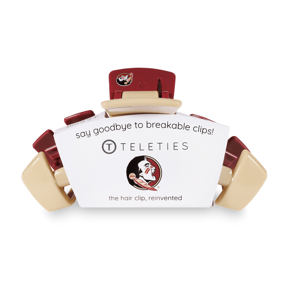 Florida State University Large Hair Clip - Large Hair Clip - TELETIES
