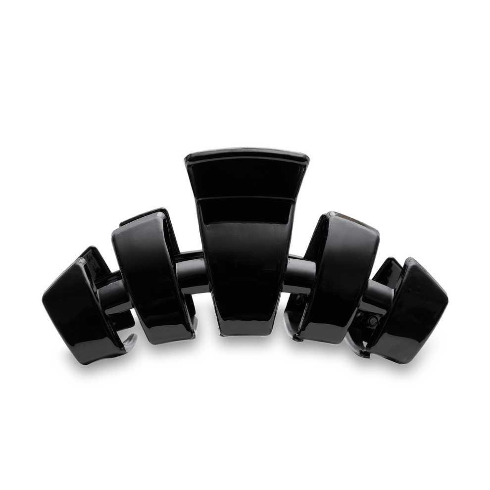 Jet Black Large Hair Clip - Large Hair Clip - TELETIES
