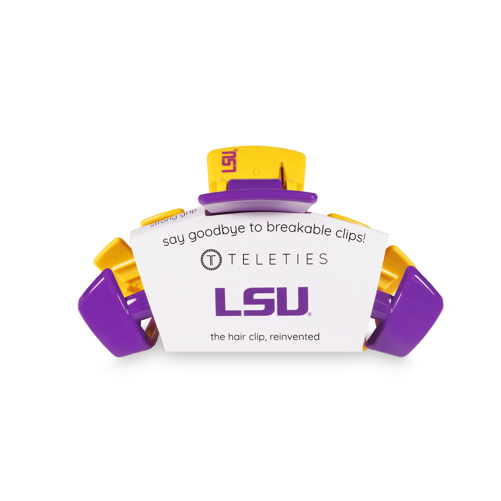 LSU Medium Hair Clip - Medium Hair Clip - TELETIES
