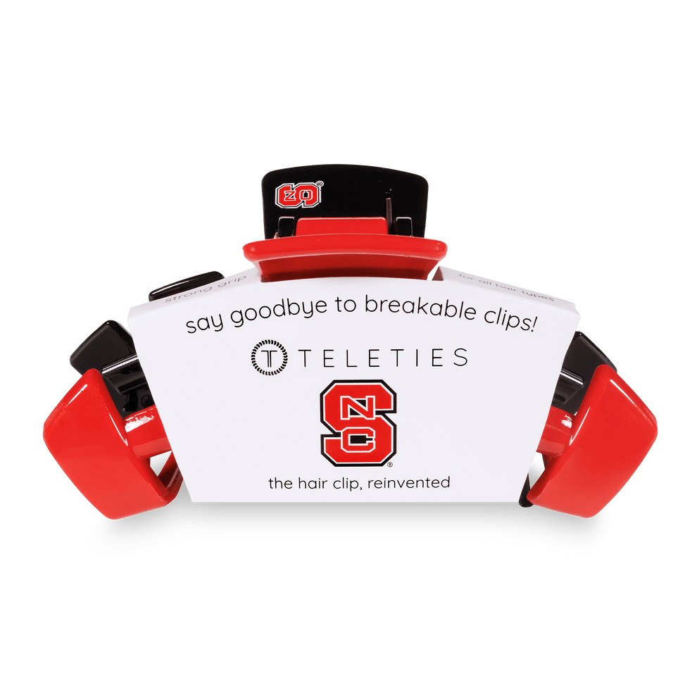 North Carolina State University Large Hair Clip - Large Hair Clip - TELETIES
