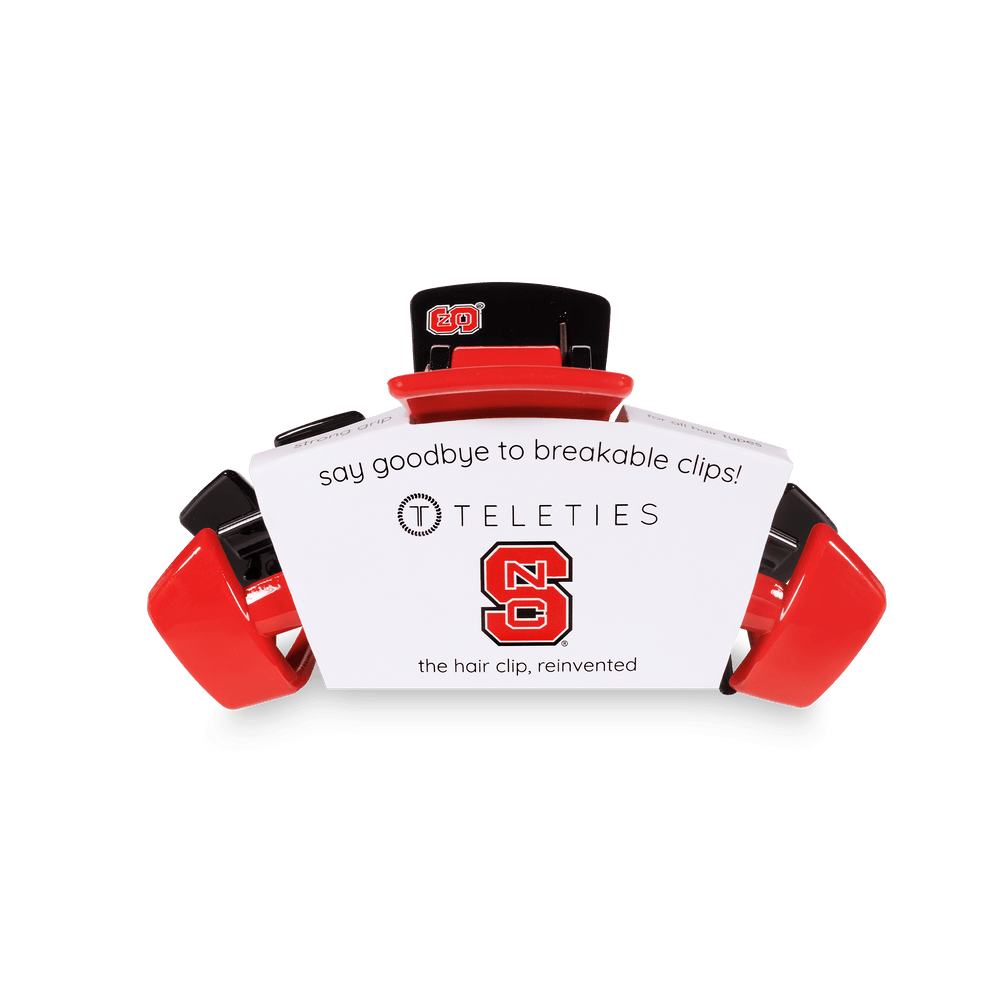 North Carolina State University Medium Hair Clip - Medium Hair Clip - TELETIES
