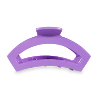 Open Antigua Large Claw Hair Clip in Purple - Large