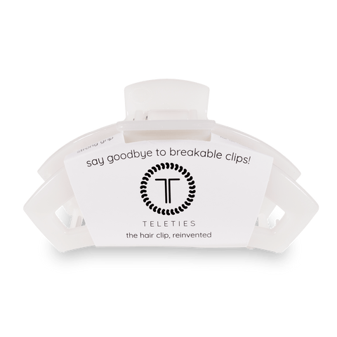 Open Coconut White Large Claw Hair Clip