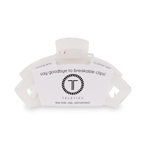 Open Coconut White Small Claw Hair Clip