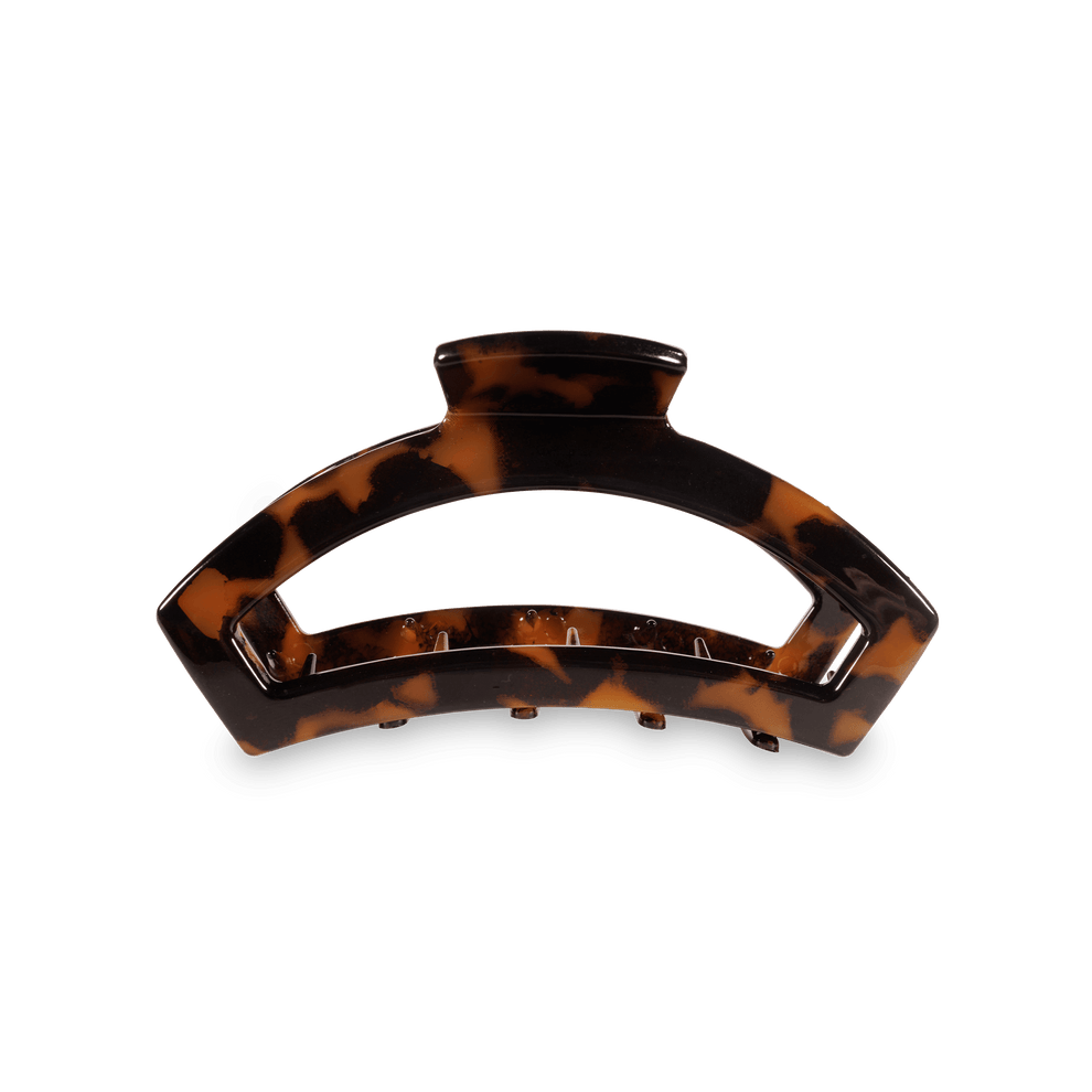 Open Tortoise Medium Hair Clip - Medium Hair Clip - TELETIES
