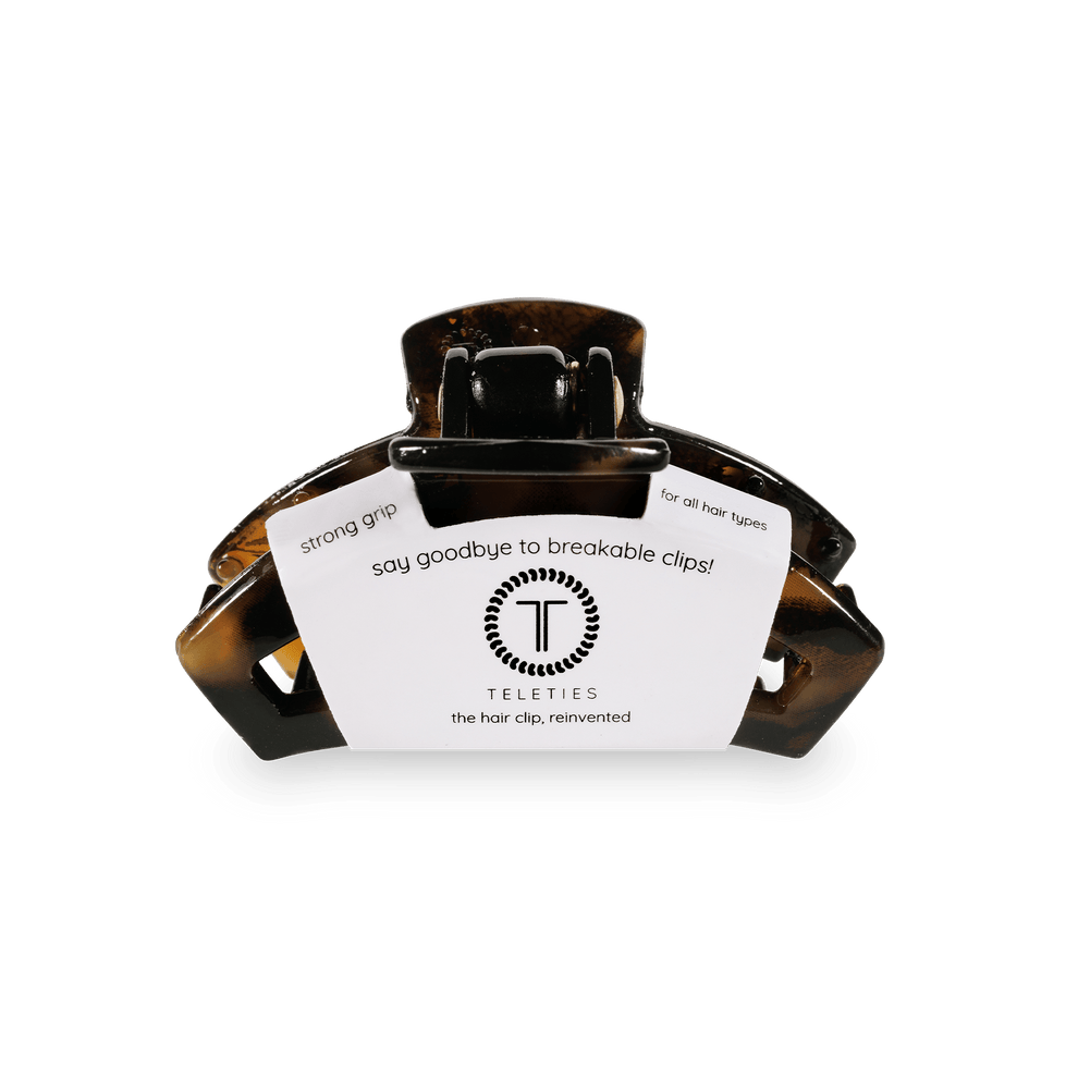 Open Tortoise Tiny Hair Clip - Tiny Hair Clip - TELETIES
