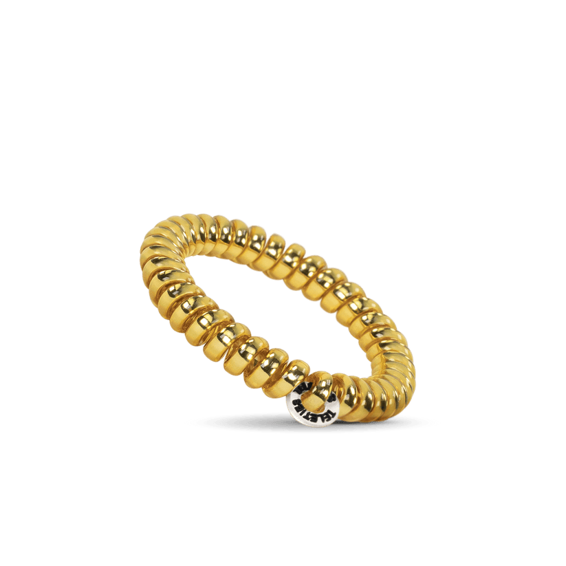 TELETIES - Sunset Gold Small Hair TIes in Yellow - Small - Image 2