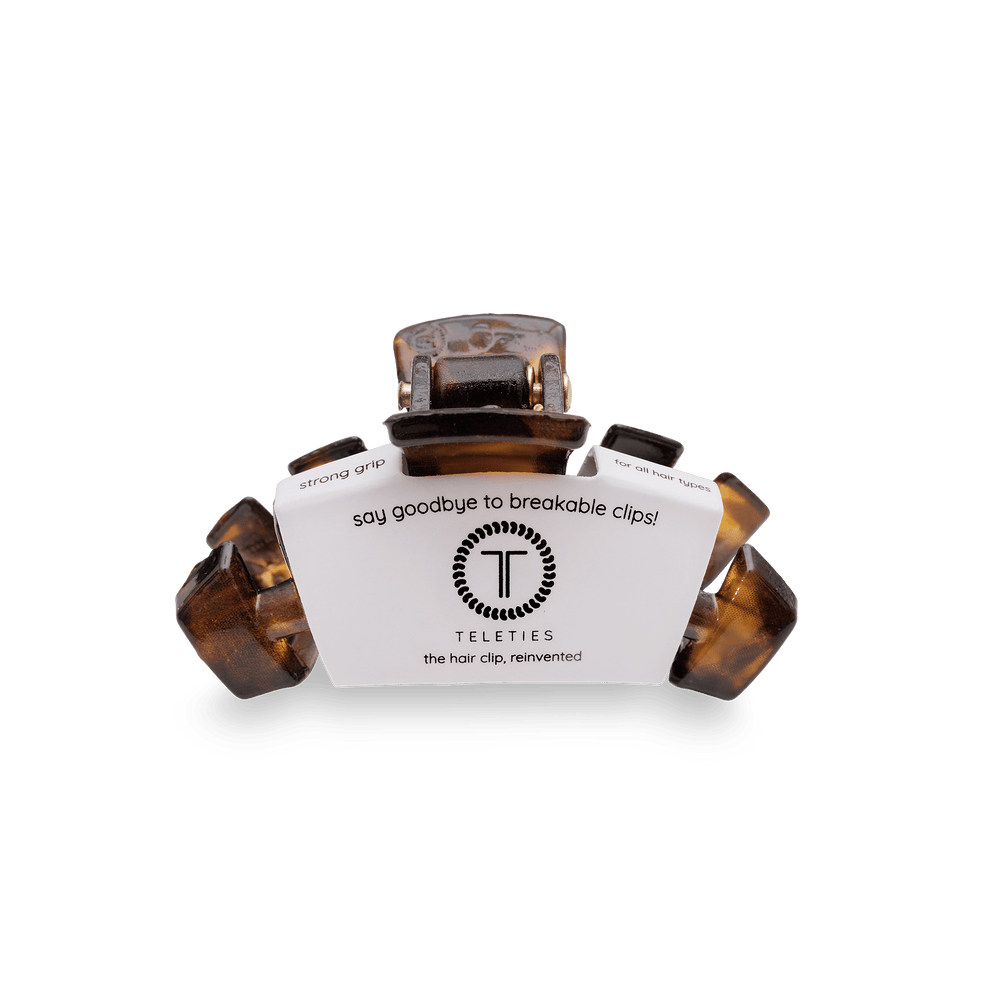 Tortoise Tiny Hair Clip - Tiny Hair Clip - TELETIES

