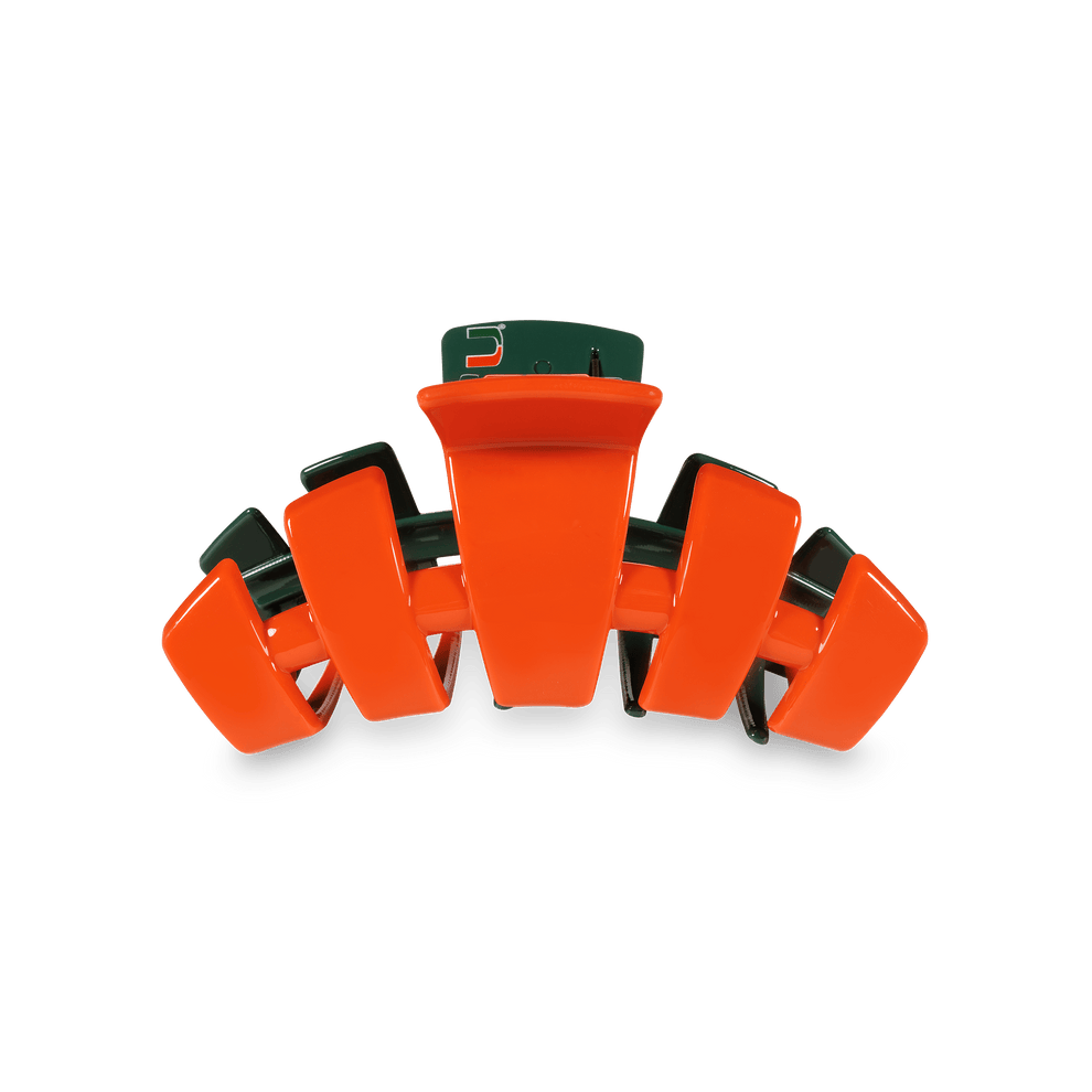 University of Miami Medium Hair Clip - Medium Hair Clip - TELETIES
