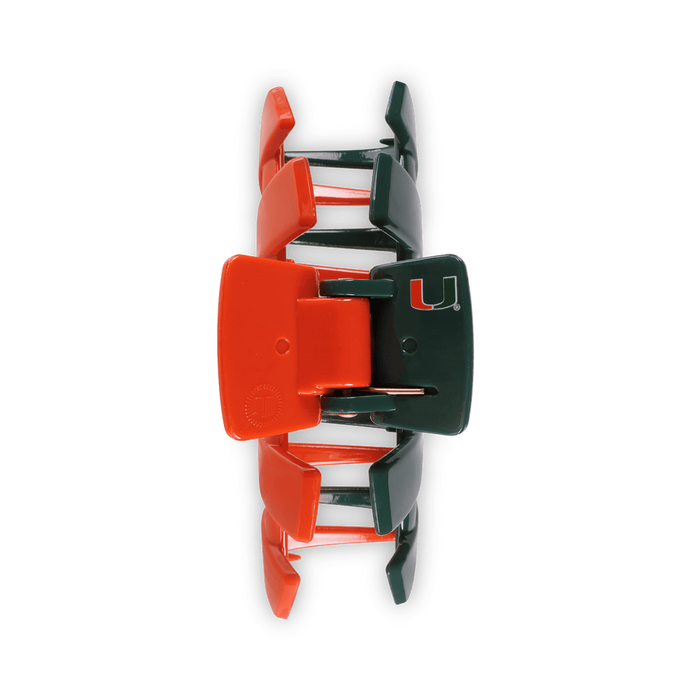 University of Miami Medium Hair Clip - Medium Hair Clip - TELETIES

