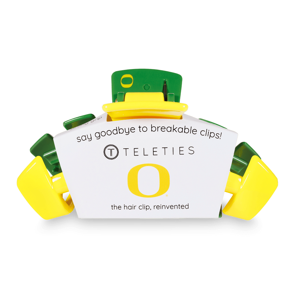 University of Oregon Large Hair Clip - Large Hair Clip - TELETIES
