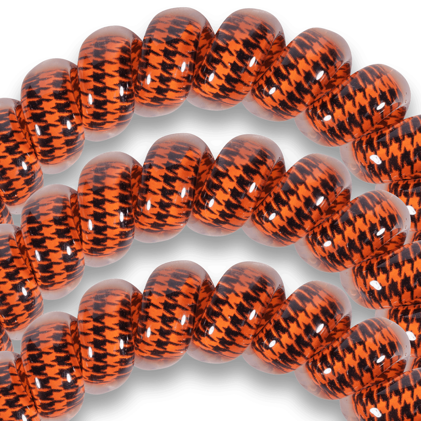 TELETIES - Wicked Large Hair Ties in Black Orange - Large