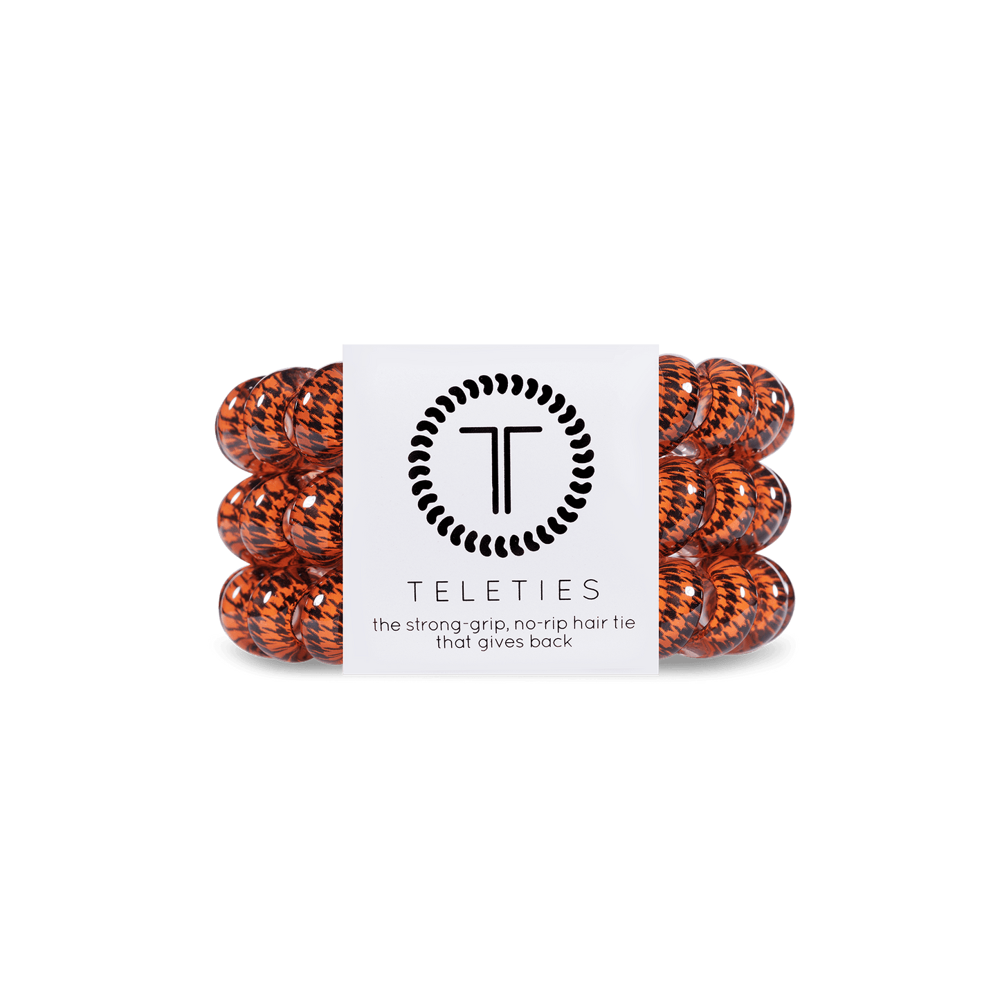 TELETIES - Wicked Large Hair Ties in Black Orange - Large